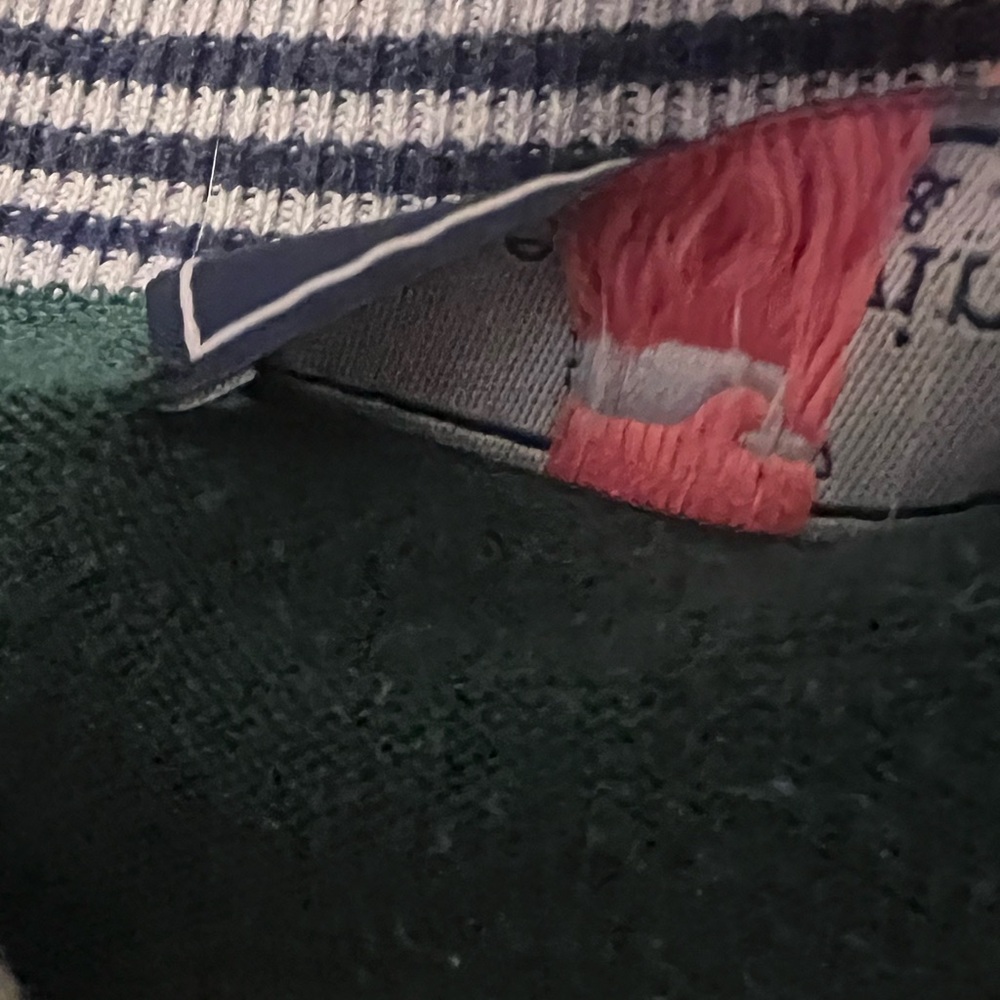 Men’s Green Vineyard Vines 1/4 Zip Sweater - Picture 4 of 7